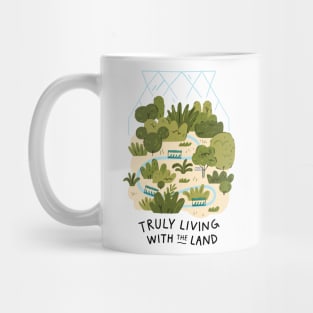 Truly Living with the Land - Dark Mug